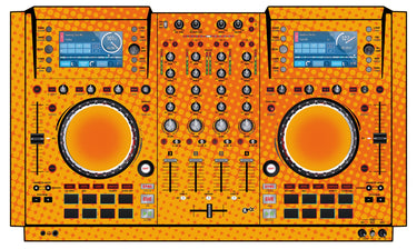 Numark NV 2 Skin Gradienter Orange